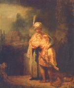 REMBRANDT Harmenszoon van Rijn Davids Abschied von Jonathan painting